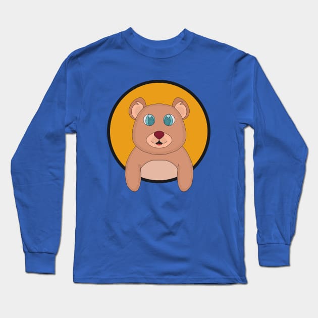 Cute Bear Long Sleeve T-Shirt by DiegoCarvalho